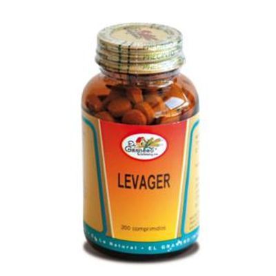 Levadura de Cerveza y Germen de Trigo LEVAGER 400 mg 200 comp, piel, uñas, cabello y sistema nervioso.